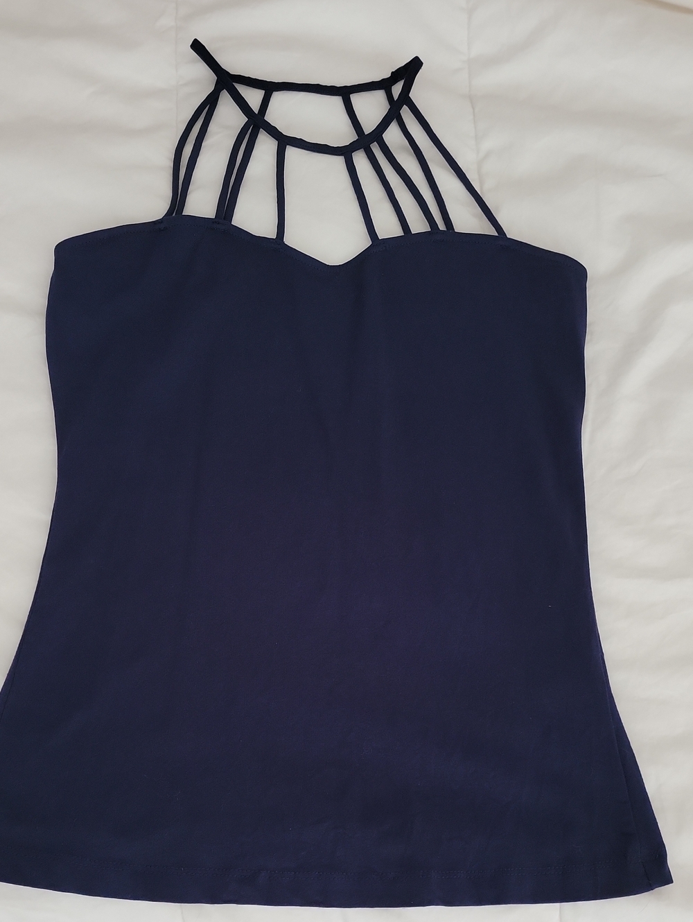 VENUS Navy Strappy Halter Camisole